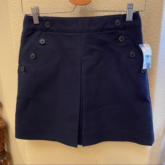 NWT~GAP Dark Navy Skirt Size 2 - Picture 1 of 7